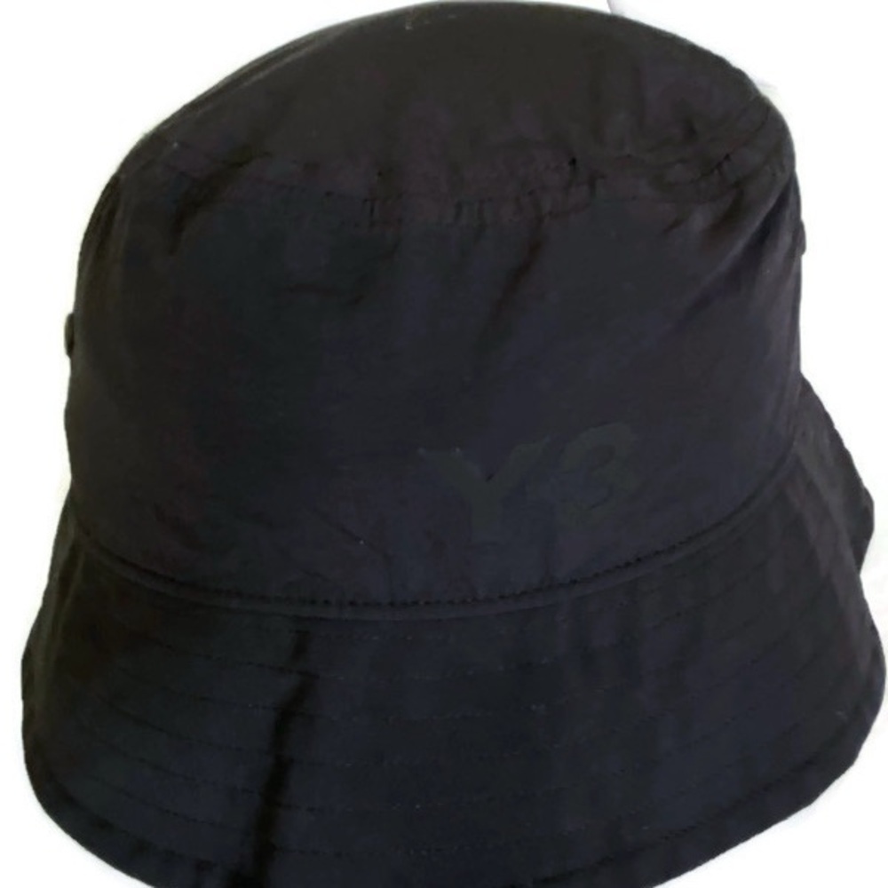 Y-3 Black Nylon Bucket Hat